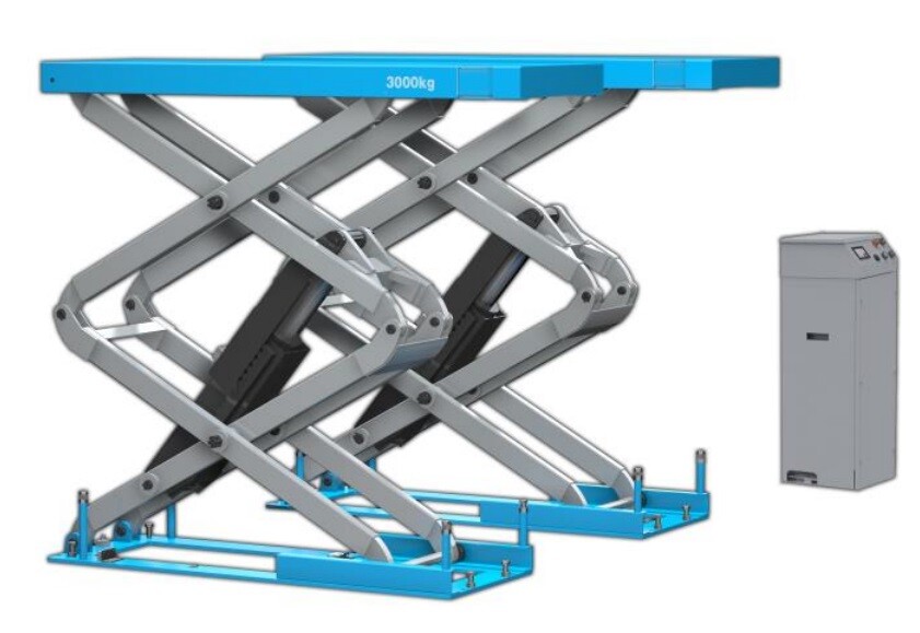 lifter NOZYCOWY PODPROGOWY -mounting W FOSIE