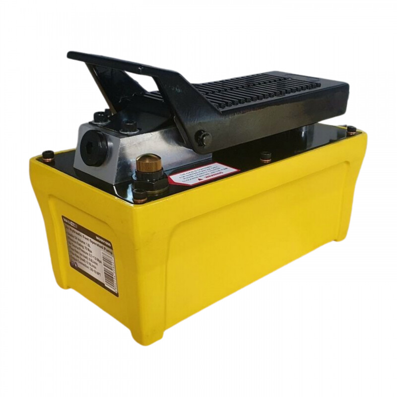 hydraulic-pneumatic foot pump, 3/8 hose