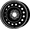 6.5x16, 5x114,3, CH 67, ET: 38; velg teras CITROEN C4 AIRCROSS; MITSUBISHI OUTLANDER III; PEUGEOT 4008 04.12- KRONPRINZ