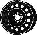 7x16, 5x108, CH 65, ET: 44; velg teras PEUGEOT 308 II 09.13- CMR