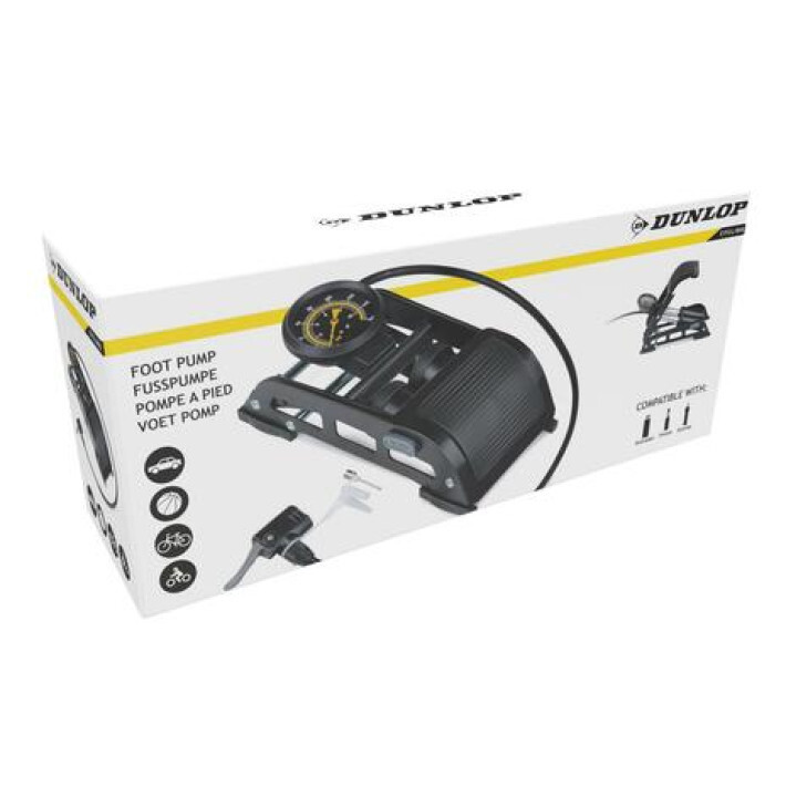 Dunlop duubel Насос ножной с манометром
