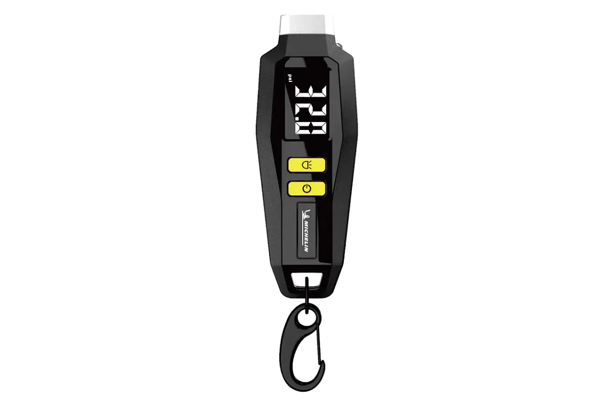 tyre pressure gauge Keyring 0,4-6,8 Bar