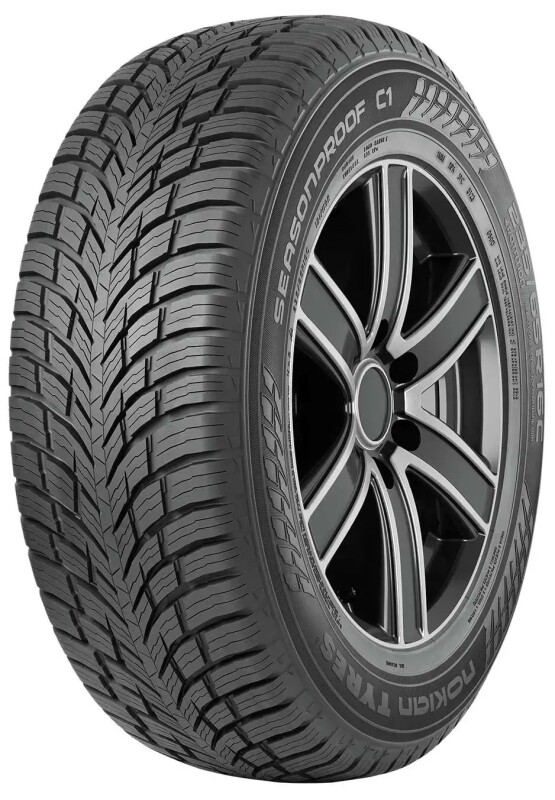 T433526, SeasonProof C1, NOKIAN, all year round, Van tyre, C, 3PMSF, M+S, marking: fuel efficiency - C, grip wet - A, rolling noise and resistance measurement class - 72 dB (B) grip in snow - J