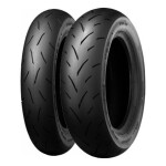 DOT19 [633325] motorolleri / mopeedi tyre DUNLOP 3.50-10 TL 51J TT93 GP esimene/tagumine