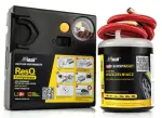 tire repair kit - compressor with repair agent (in place of the spare wheel)