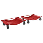 SEALEY set mobilnych wózkow 2pc, pod wheel, do przemieszczenia pojazdu, steel, na 4 kolkach 90mm, no no ć: 454kg/ pc., weight: 10kg/ pc.