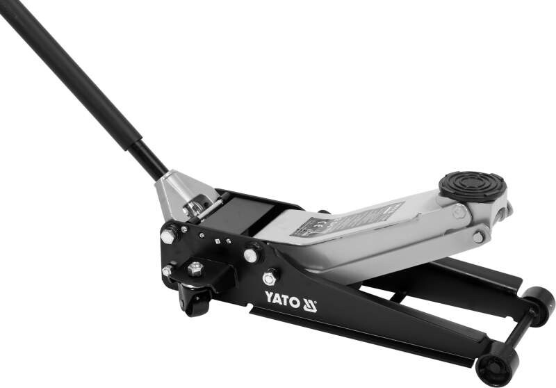 низкий домкрат на колесах  2,5T 85-520mm YATO